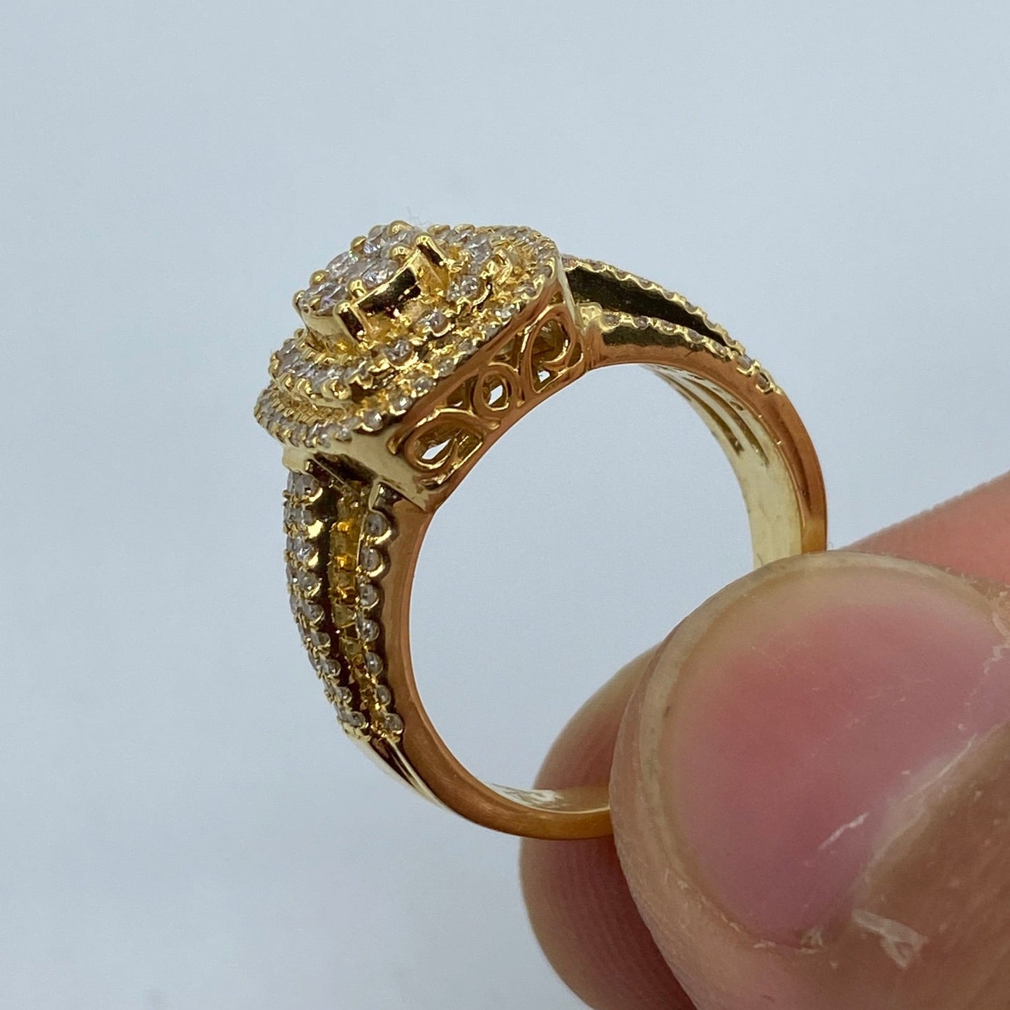 14K Phoenix Diamond Ring