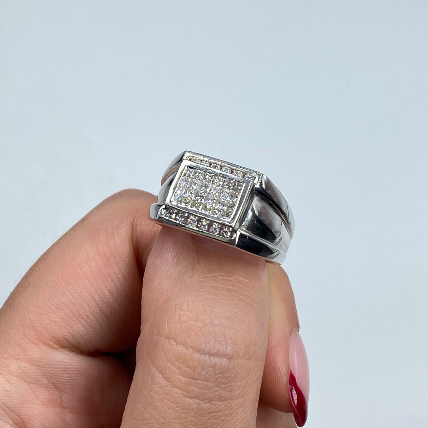 14K Diamond Roy Ring